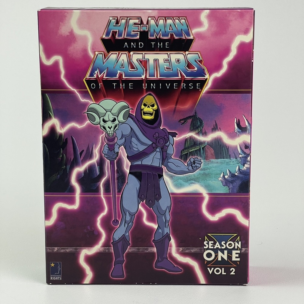 He Man And The Masters Of The Universe DVD Season One Volume Vol 2 Set 6 Discs
